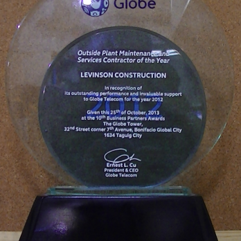 Outside Plant Maintenance and Services Contractor of the Year 2012