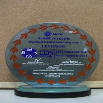 Globe Telecom Best Contractor fo 3Q 2011 