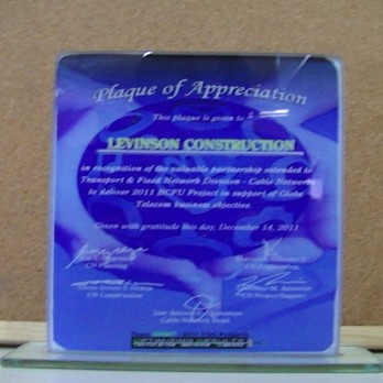 Plaque of Appreciation